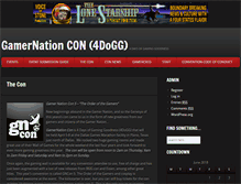 Tablet Screenshot of gamernationcon.com